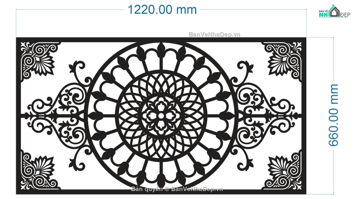 giếng trời cnc,giếng trời,file cnc giếng trời