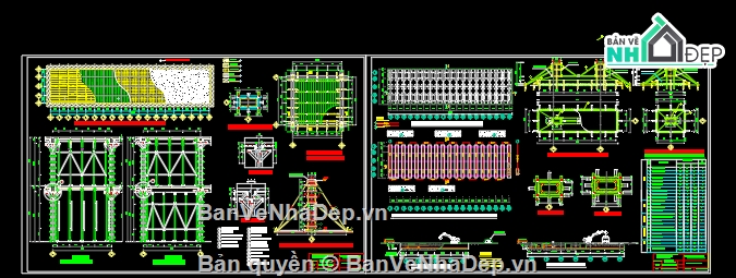 Đồ án,bản vẽ xây dựng,tổ chức xây dựng,File cad