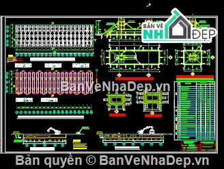 Đồ án,bản vẽ xây dựng,tổ chức xây dựng,File cad