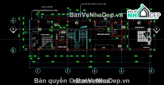 nhà phố 2 tầng,file nhà phố 2 tầng,mẫu nhà phố 2 tầng,cad nhà phố 2 tầng