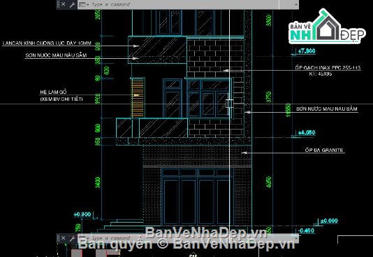 nhà phố 2 tầng,file nhà phố 2 tầng,mẫu nhà phố 2 tầng,cad nhà phố 2 tầng