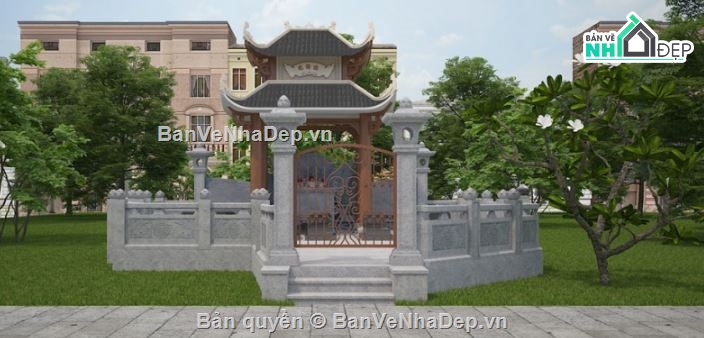 thiết kế lăng mộ,lăng mộ 3d,phối cảnh lăng mộ