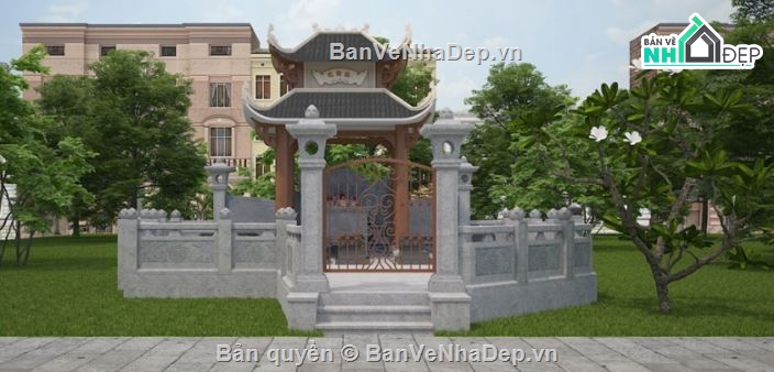 thiết kế lăng mộ,lăng mộ 3d,phối cảnh lăng mộ