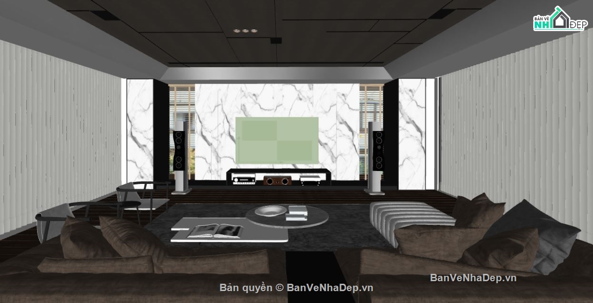 Model 3d phòng khách,phòng khách 3d,file su phòng khách