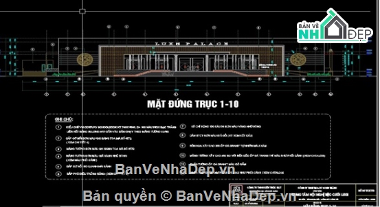 Nhà hàng tiệc cưới,Nhà hàng file cad,tiệc cưới file cad