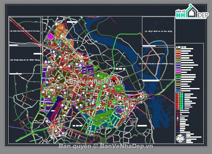 File Cad Quy hoạch,Quy hoạch Chung Dĩ An,File CAD Kiên trúc sư quy hoạch,Tải File Cad Quy Hoạch