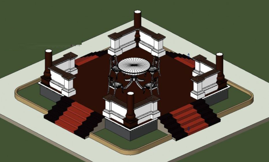 bản vẽ chòi nghỉ mát,chòi 2 mái,thiết kế chòi đẹp