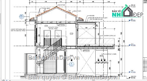 nhà vườn 2 tầng,revit nhà vườn 2 tầng,nhà vườn 2 tầng revit