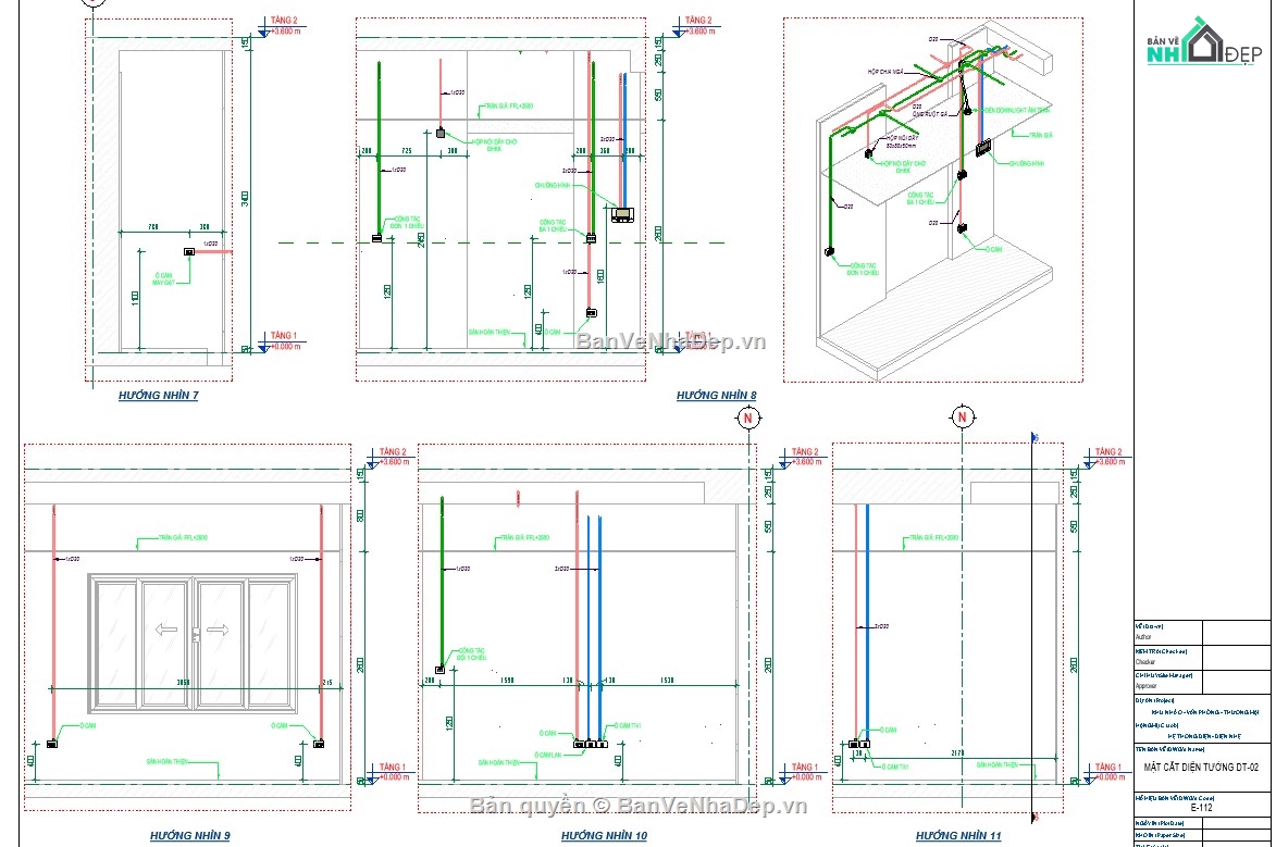 file revit căn hộ chung cư,file revit MEP căn hộ,File revit điện chung cư