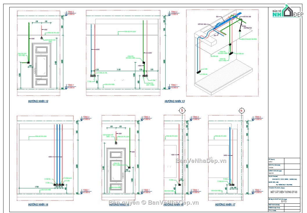 file revit căn hộ chung cư,file revit MEP căn hộ,File revit điện chung cư