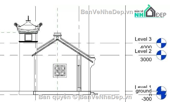 đình chùa,file thiết kế đình chùa,đình chùa việt nam