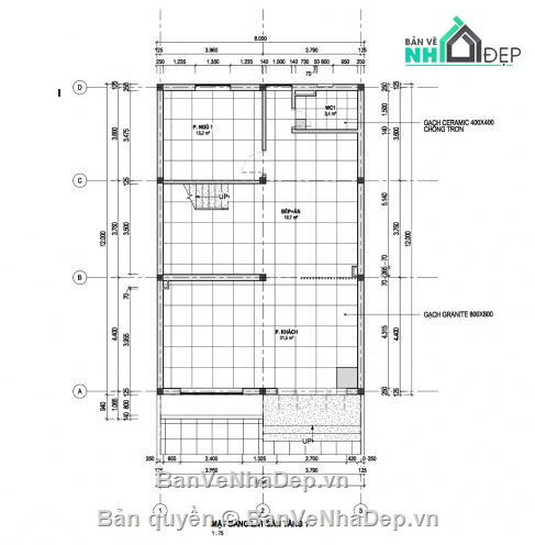 kiến trúc 3 tầng,nhà phố 3 tầng,bản vẽ nhà phố