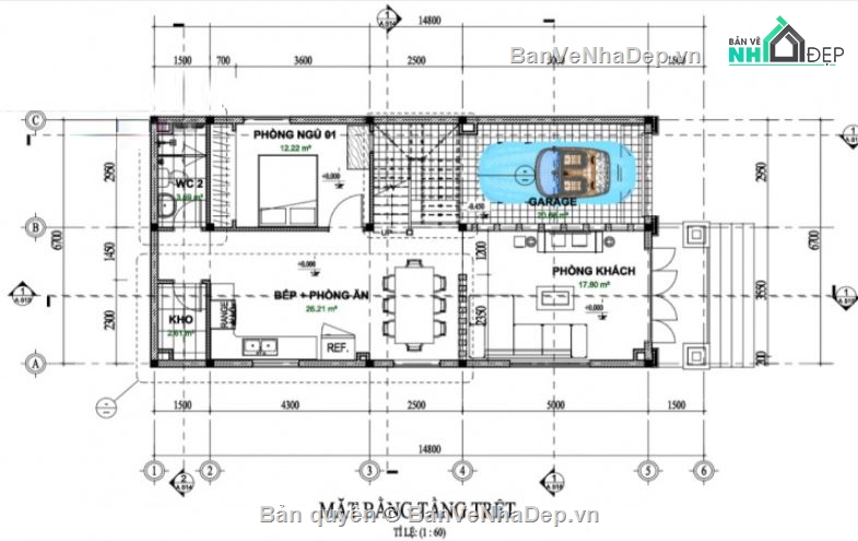 biệt thự 2 tầng,revit biệt thự 2 tầng,phối cảnh biệt thự 2 tầng