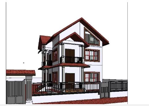 biệt thự 3 tầng,revit biệt thự 3 tầng,file revit biệt thự 3 tầng,biệt thự 3 tầng file revit