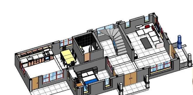 biệt thự 3 tầng,revit biệt thự 3 tầng,file revit biệt thự 3 tầng,biệt thự 3 tầng file revit