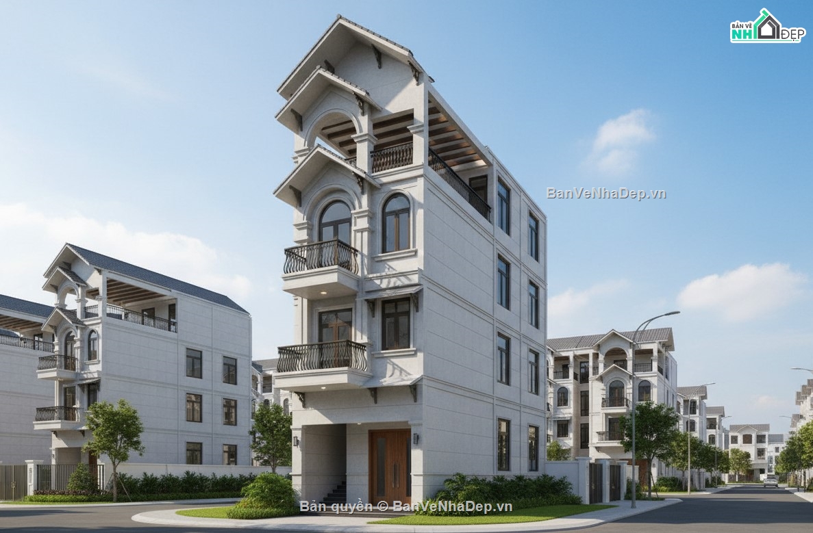 revit nhà 3 tầng,file revit nhà phố 3 tầng 1 tum,nhà phố 3 tầng 1 tum revit