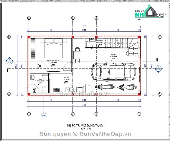 nhà phố 3 tầng,revit nhà phố 3 tầng,file revit nhà phố 3 tầng