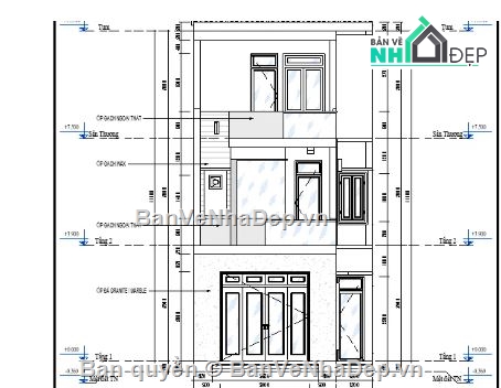 biệt thự 3 tầng,revit biệt thự 3 tầng,biệt thự 3 tầng file revit