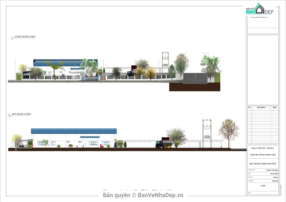 kiến trúc nhà công nghiệp,Revit nhà xưởng,File revit nhà công nghiệp,revit nhà xưởng