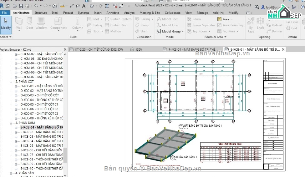 nhà phố 2 tầng,revit nhà phố 2 tầng,file revit nhà phố 2 tầng