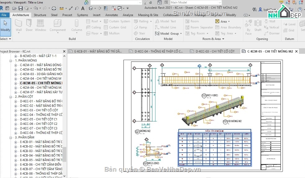 nhà phố 2 tầng,revit nhà phố 2 tầng,file revit nhà phố 2 tầng