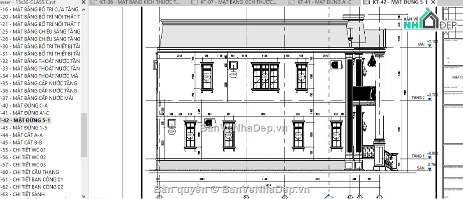 revit nhà phố 2 tầng,file revit nhà phố 2 tầng,nhà phố 2 tầng file revit