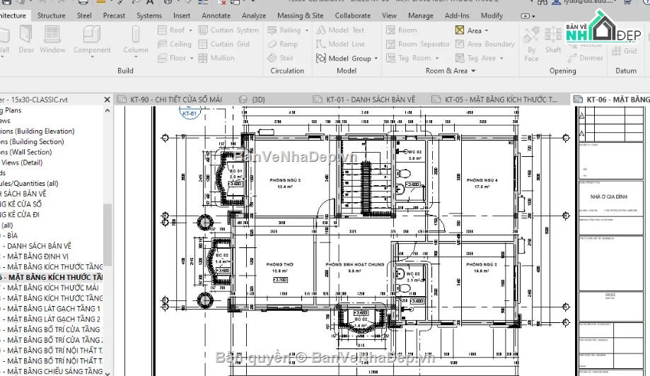 revit nhà phố 2 tầng,file revit nhà phố 2 tầng,nhà phố 2 tầng file revit