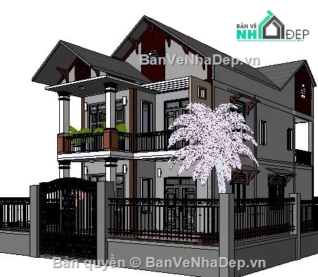 nhà phố 2 tầng,revit nhà phố 2 tầng,file revit nhà phố 2 tầng,nhà phố 2 tầng file revit