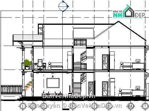 nhà phố 2 tầng,revit nhà phố 2 tầng,file revit nhà phố 2 tầng,nhà phố 2 tầng file revit
