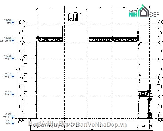 nhà phố 4 tầng 1 tum,file revit nhà phố 4 tầng 1 tum,revit nhà phố 4 tầng 1 tum