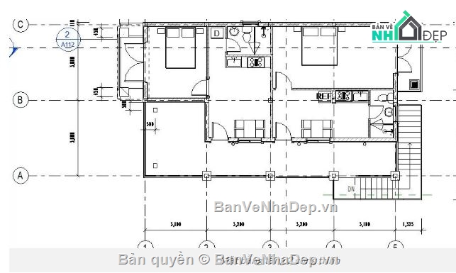 nhà phố 2 tầng,revit nhà phố 2 tầng,file revit nhà phố 2 tầng,nhà phố 2 tầng revit