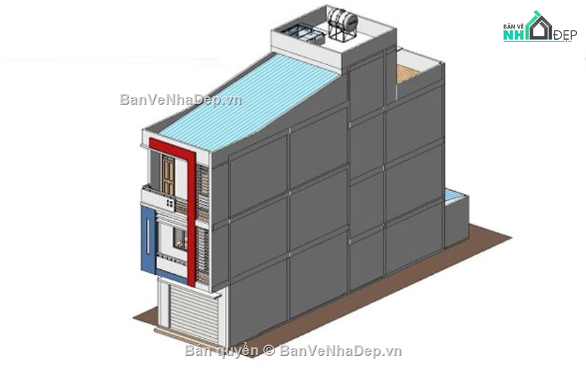 nhà 3 tầng,nhà phố 3 tầng,kiến trúc nhà phố