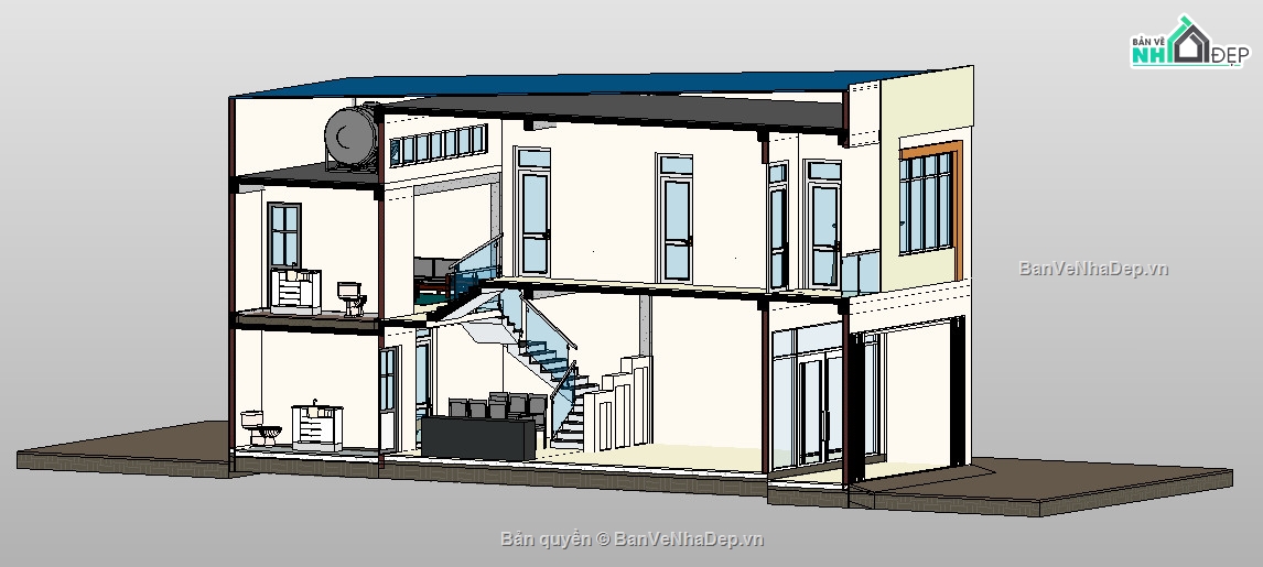 bản vẽ thiết kế nhà phố 2 tầng,bản vẽ revit nhà 2 tầng,bản vẽ nhà phố 2 tầng,Mẫu nhà phố,nhà phố 2 tầng revit