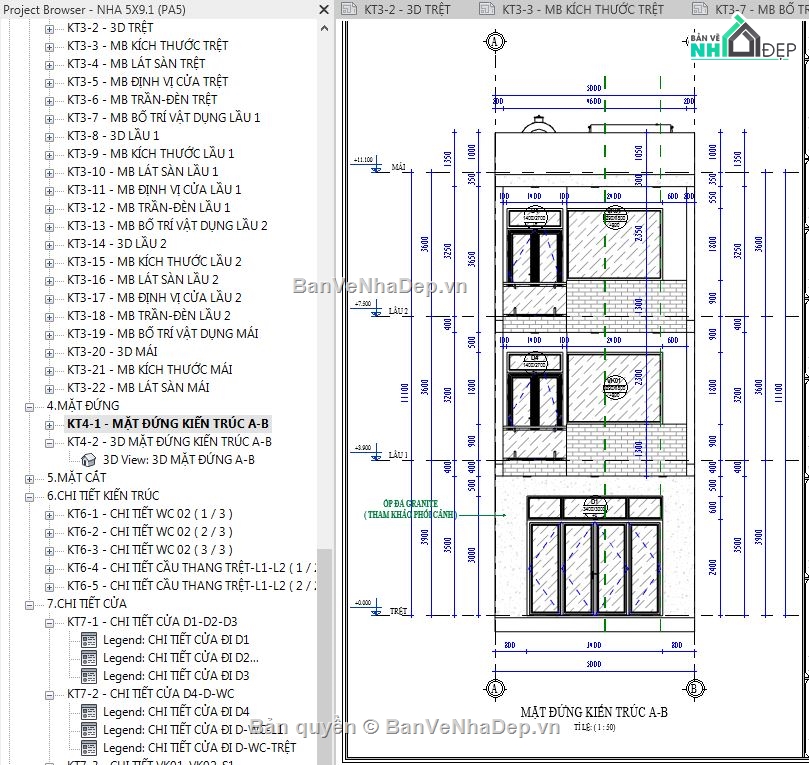 file revit nhà phố 3 tầng,Bản vẽ revit nhà phố 3 tầng,Thiết kế revit nhà phố 3 tầng,revit nhà phố 3 tầng,bản vẽ nhà phố 3 tầng revit,nhà phố 3 tầng revit