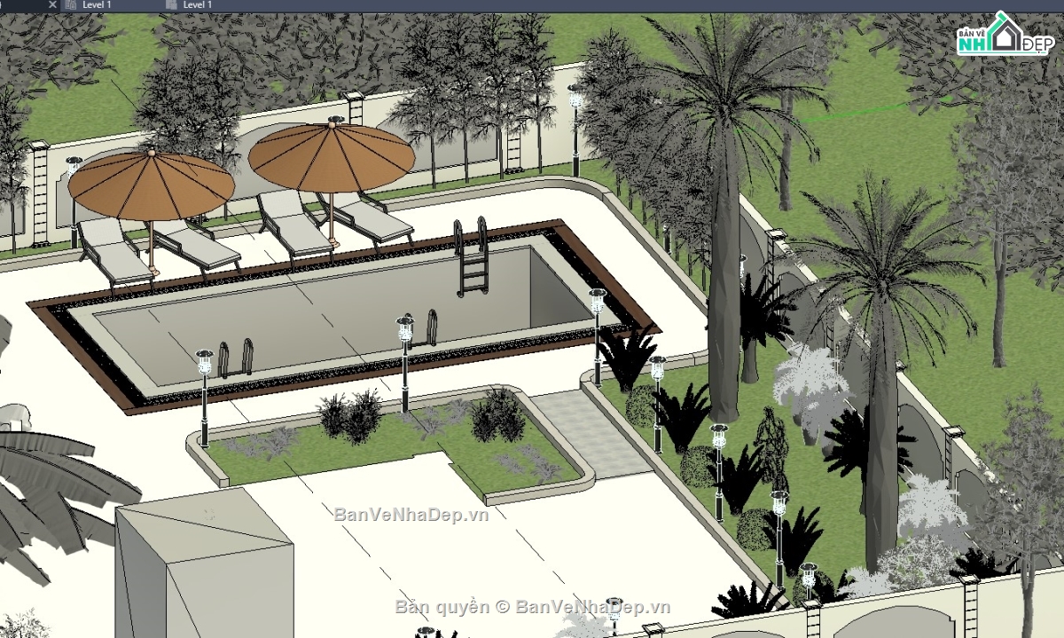 revit sân vườn,revit tiểu cảnh,revit sân vườn tiểu cảnh,family revit sân vườn,tiểu cảnh sân vườn