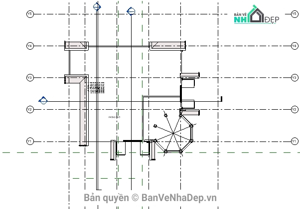 Biệt thự 4 tầng revit,Bản vẽ BT 4 tầng,revit thiết kế biệt thự 4 tầng,thiết kế biệt thự revit 4 tầng