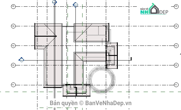 Biệt thự 4 tầng revit,Bản vẽ BT 4 tầng,revit thiết kế biệt thự 4 tầng,thiết kế biệt thự revit 4 tầng