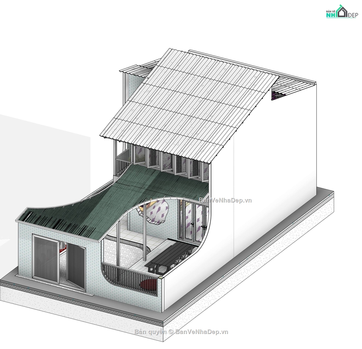 revit nhà phố,revit nhà phố 2 tầng,revit kết cấu nhà phố,revit full nhà phố