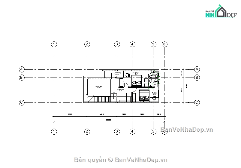 Mẫu nhà gác lửng,nhà gác lửng,kiến trúc nhà phố,file revit nhà gác lửng