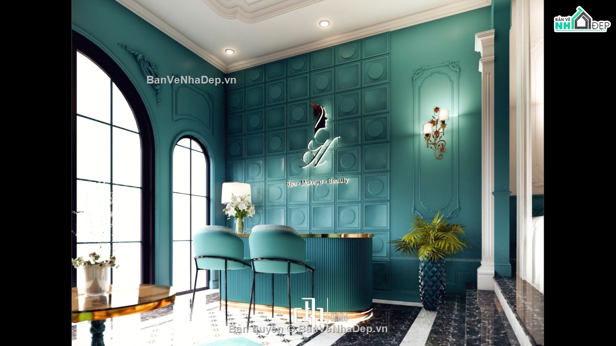 File 3d nội thất Spa,File Skechup nội thất spa,Sketchup nội thất Spa,Model su nội thất spa,Nội thất spa file sketchup