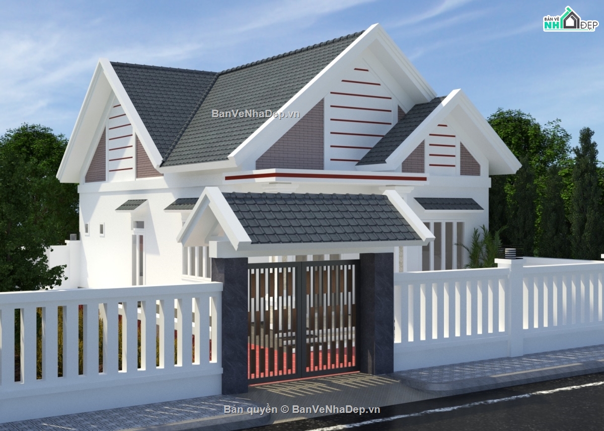 sketchup ngoại thất biệt thự,biệt thự 1 tầng sketchup,Su biệt thự hiện đại,su biệt thự vườn,Mẫu biệt thự vườn,ngoại thất biệt thự