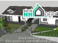 nhà cấp 4,nhà cấp 4 hiện đại,File su nhà cấp 4