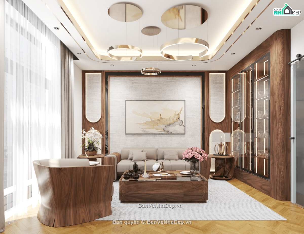 su phòng khách,sketchup phòng khách,phòng khách