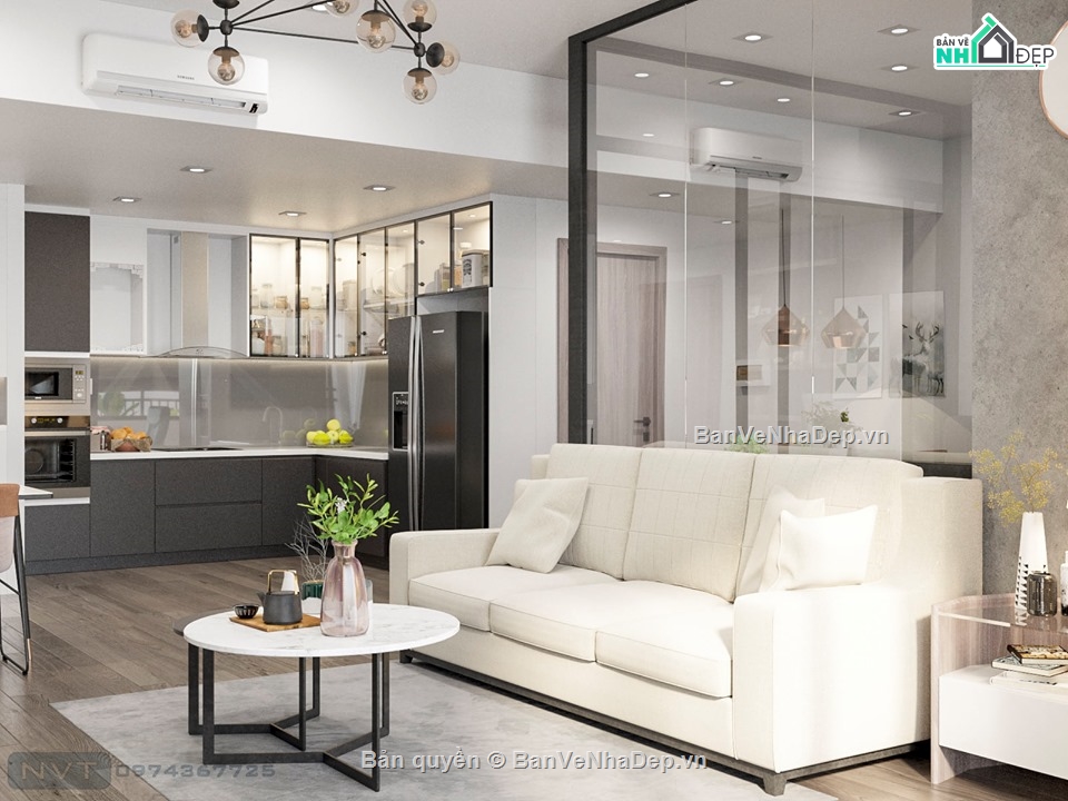 15 Model sketchup nội thất chung cư hiện đại - Các mẫu hữu ích