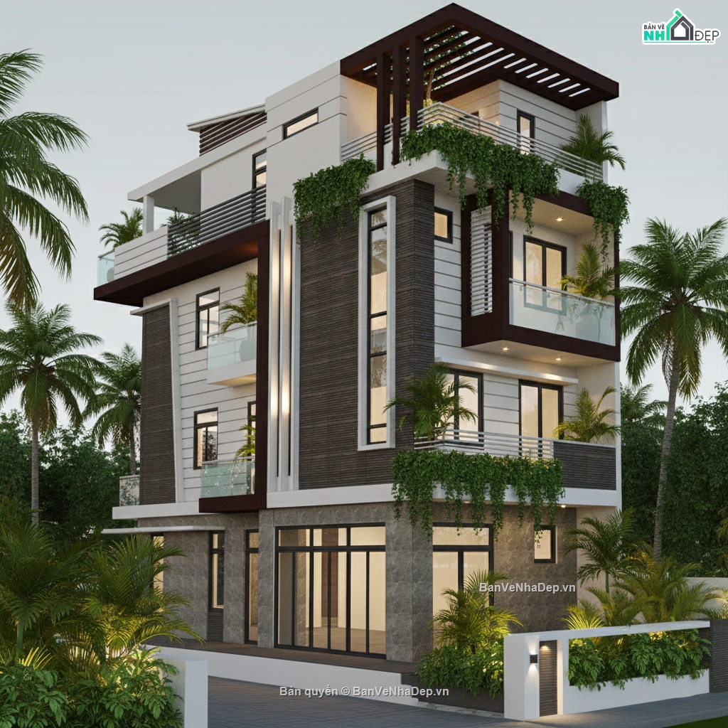 nhà 4 tầng,file cad nhà phố 4 tầng,cad nhà phố 4 tầng,nhà phố 4 tầng cad