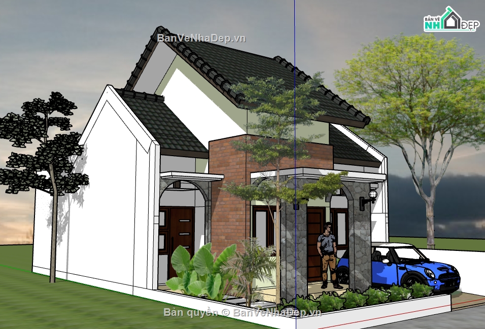 biệt thự 1 tầng,Su biệt thự 1 tầng,sketchup biệt thự 1 tầng,su biệt thự 1 tầng,file su biệt thự,su biệt thự