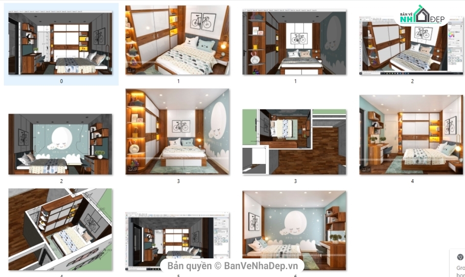 Model Sketchup Phòng ngủ,Model SU phòng ngủ,Su phòng ngủ,Model phòng ngủ,file sketchup phòng ngủ,su nội thất phòng ngủ