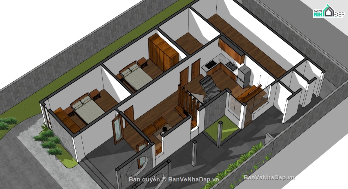 biệt thự 2 tầng,biệt thự su,biệt thự hiện đại