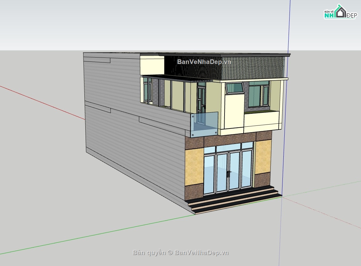 nhà phố sketchup,sketchup nhà phố 2 tầng,su nhà phố,sketchup nhà phố,su nhà phố 2 tầng