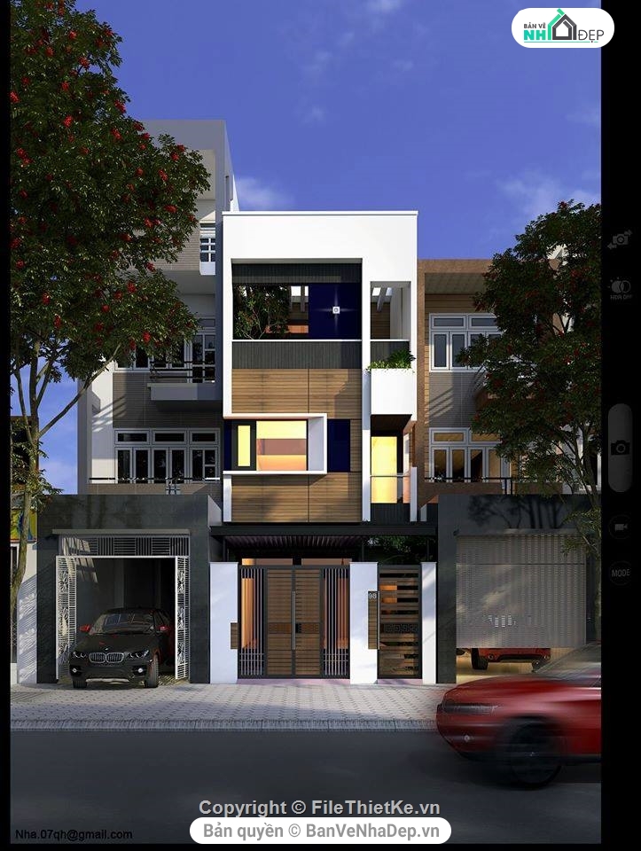 File sketchup nhà phố 3 tầng,File sketchup nhà phố 3 tầng hiện đại,su nhà phố 3 tầng,model su nhà phố 3 tầng